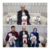 دیدار ریاست دانشکده از خانواده سه قلوها